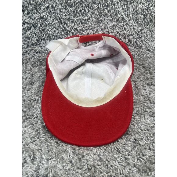 Vintage Trucker Hat Cap Snapback Red White Ted Fletcher Sports Canada Maple Leaf - Picture 5 of 10